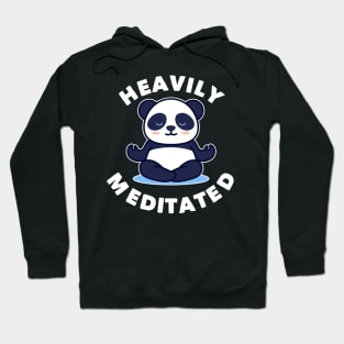 Funny Yoga Heavily Meditated Panda Namaste Meditate Relax Hoodie